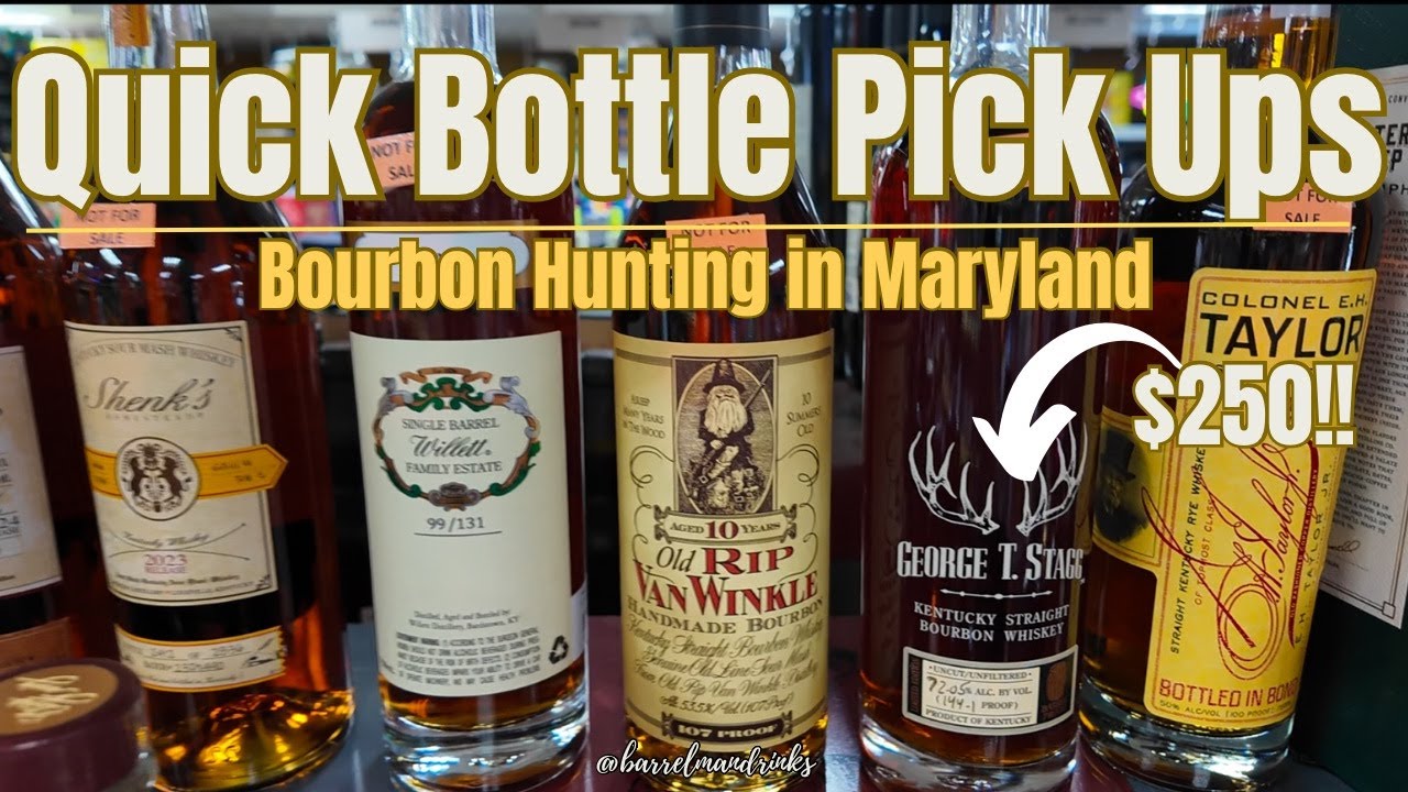 Want a Rare 2016 George T Stagg for $250?  Bourbon Hunting in Maryland