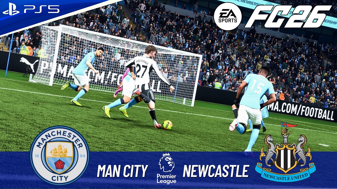 FC 26 - MAN CITY VS NEWCASTLE FULL MATCH | PREMIER LEAGUE 25/26 | 4K60