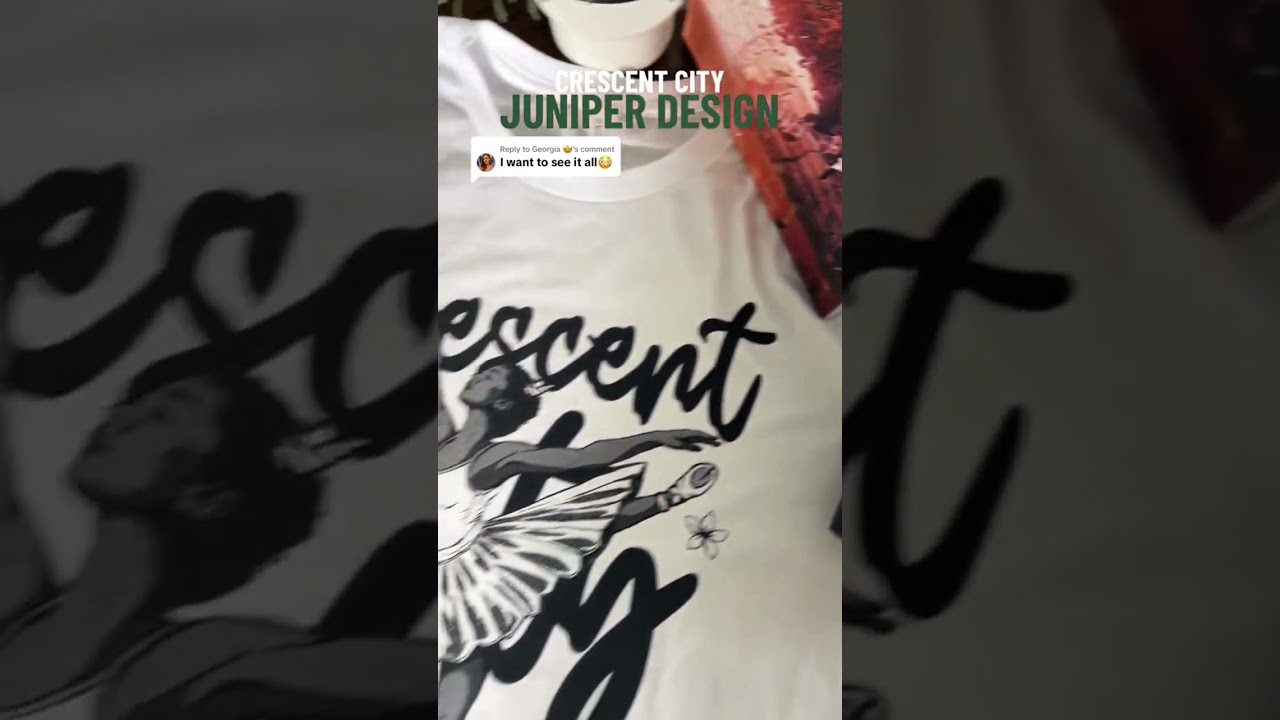 🤩 Here she is Bootok!!🩰🖤📚 #crescentcity #hofas #juniperandromeda #hosab #caffeineandcurses #sjm
