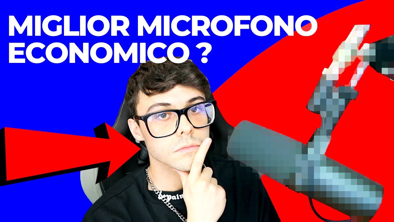 MIGLIOR MICROFONO ECONOMICO ? 🔥 microfoni condensatore / dinamico per registrare, cantare, podcast