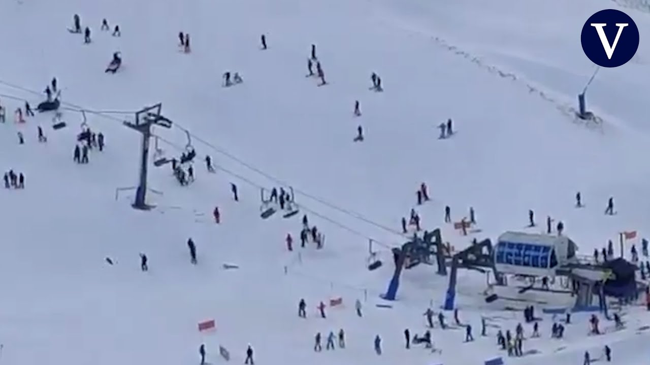 El accidente de un telesilla provoca decenas de heridos en la estación de esquí de Astún