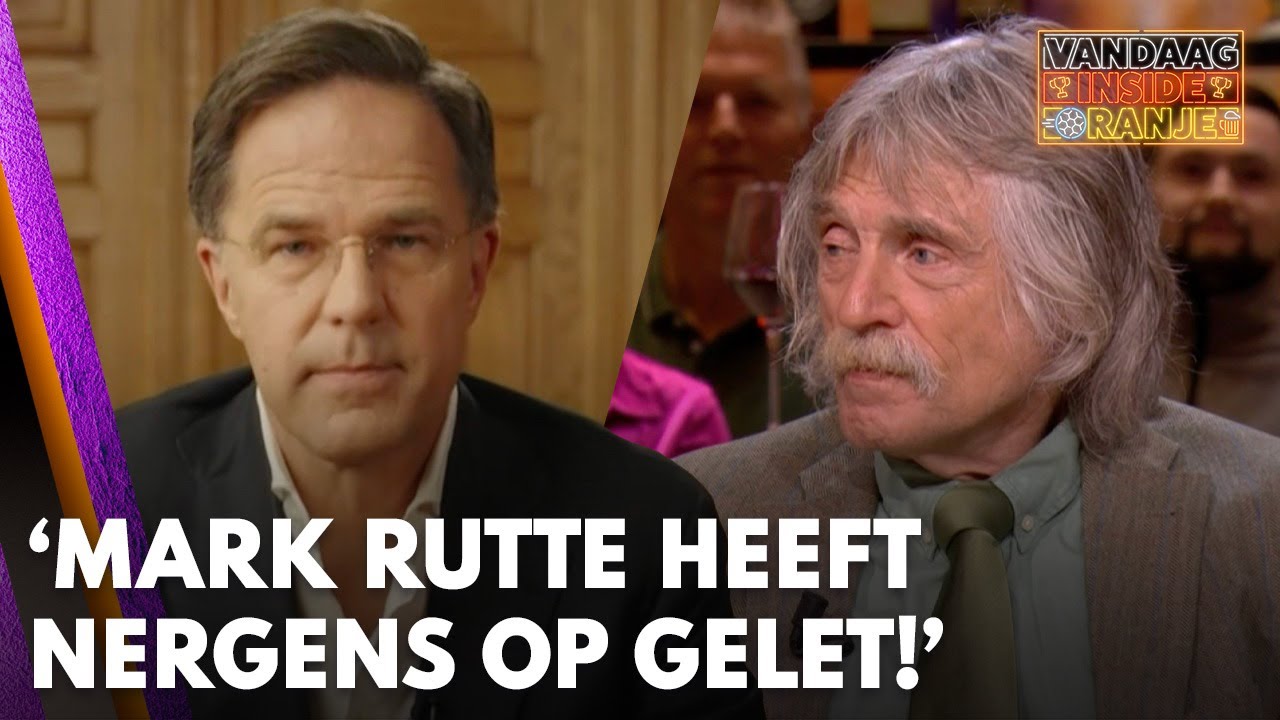 Johan reageert op afscheidsboodschap van Mark Rutte: 'Hij heeft nergens op gelet!'