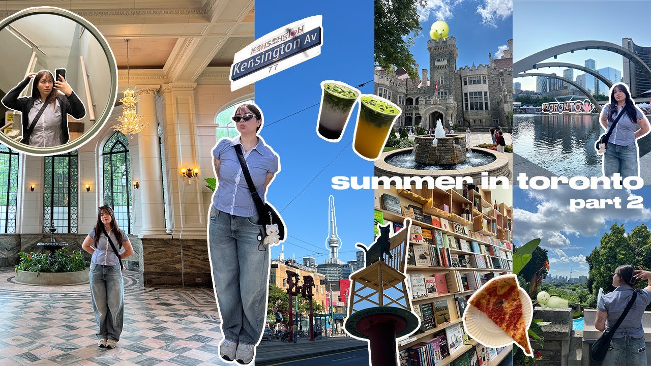 🏰🛍️ TORONTO VLOG (casa loma, kensington market, vintage shops)
