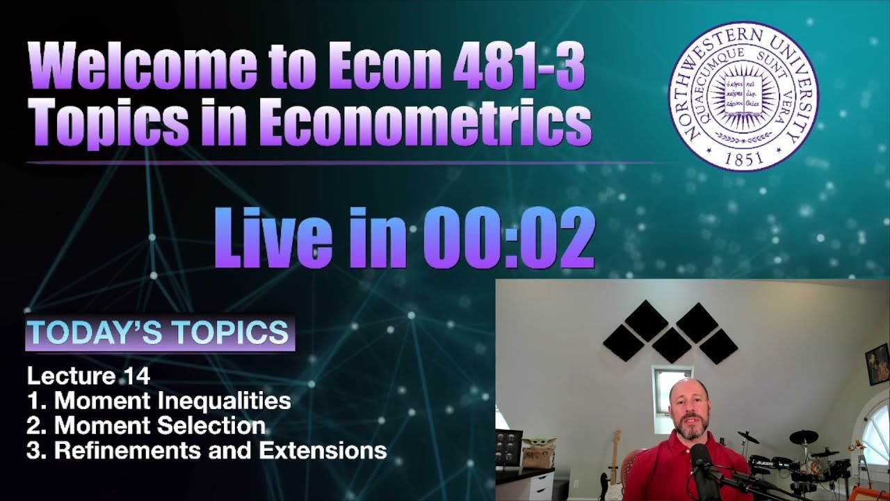 Econ 481 - Lecture 14: Inference in Moment Inequality Models II
