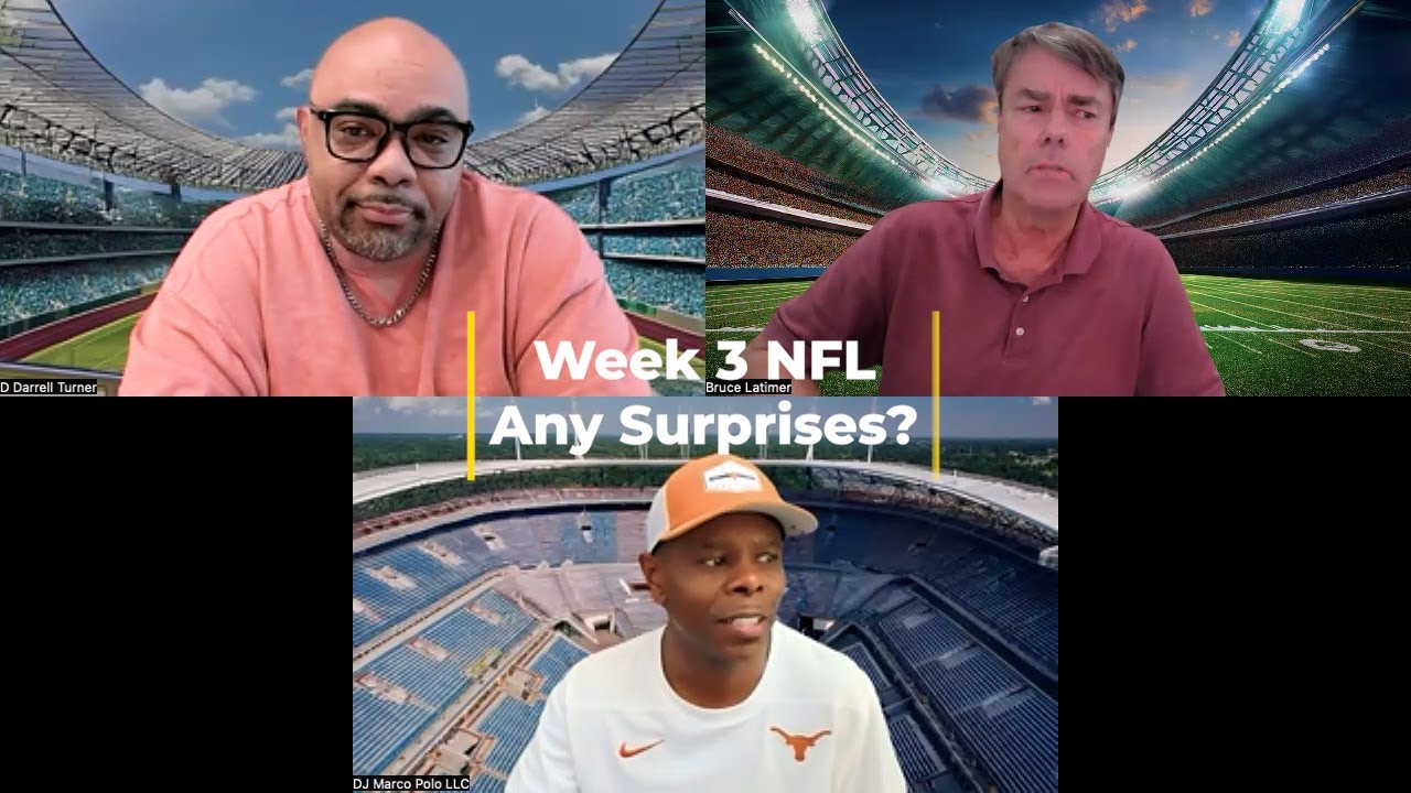 Week 3 of the NFL.