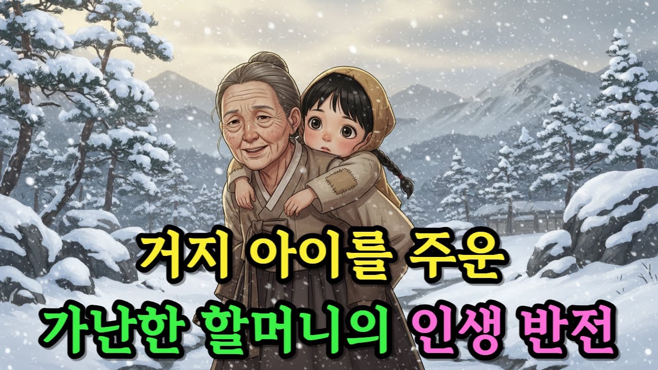 거지 아이를 주운 가난한 할머니의 인생 반전 | 설화 야담 민담 전설 옛날이야기 수면동화 오디오북