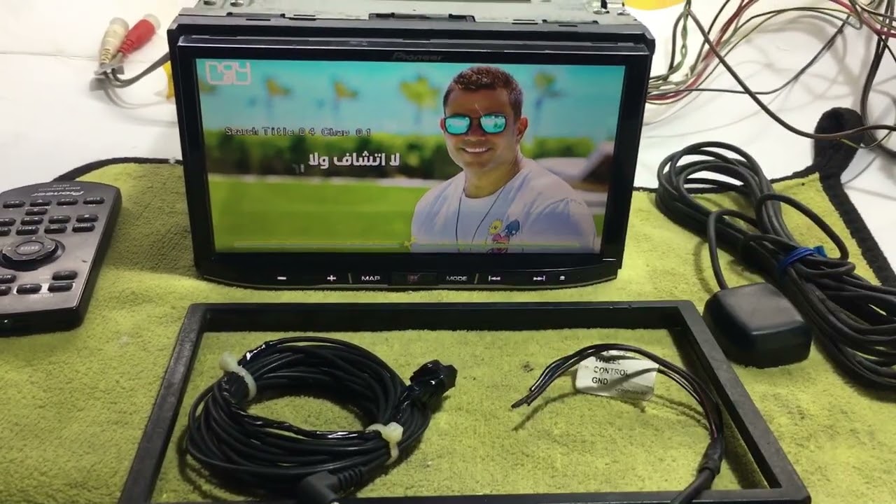 تجربه جهاز بايونيير (pioneer AVIC-F80DAB) ابل كار بلاي و اندرويد اوتو للاستعلام فون:-01229718505
