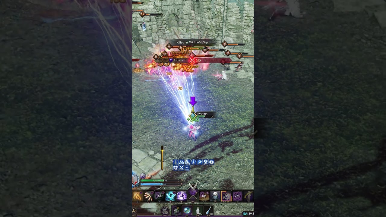 Spear is a Clump Deleter - Spear/Dagger PvP  #throneandliberty