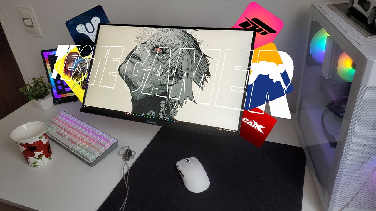 Meu Primeiro PC Gamer🤍✨️...... testando novos jogos no PC de R$1000,00...
