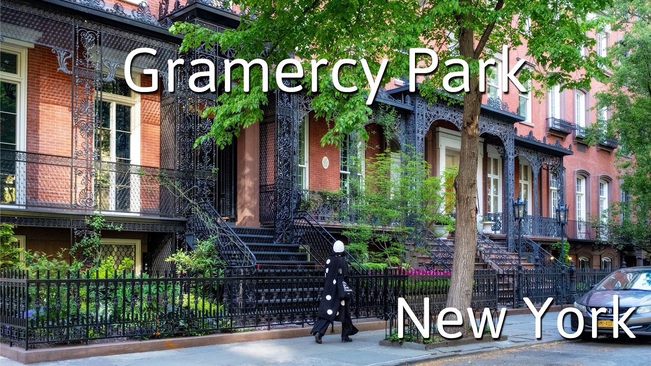New York Walking Tour: Gramercy Park, NYC’s Most Exclusive Neighborhood | 4K