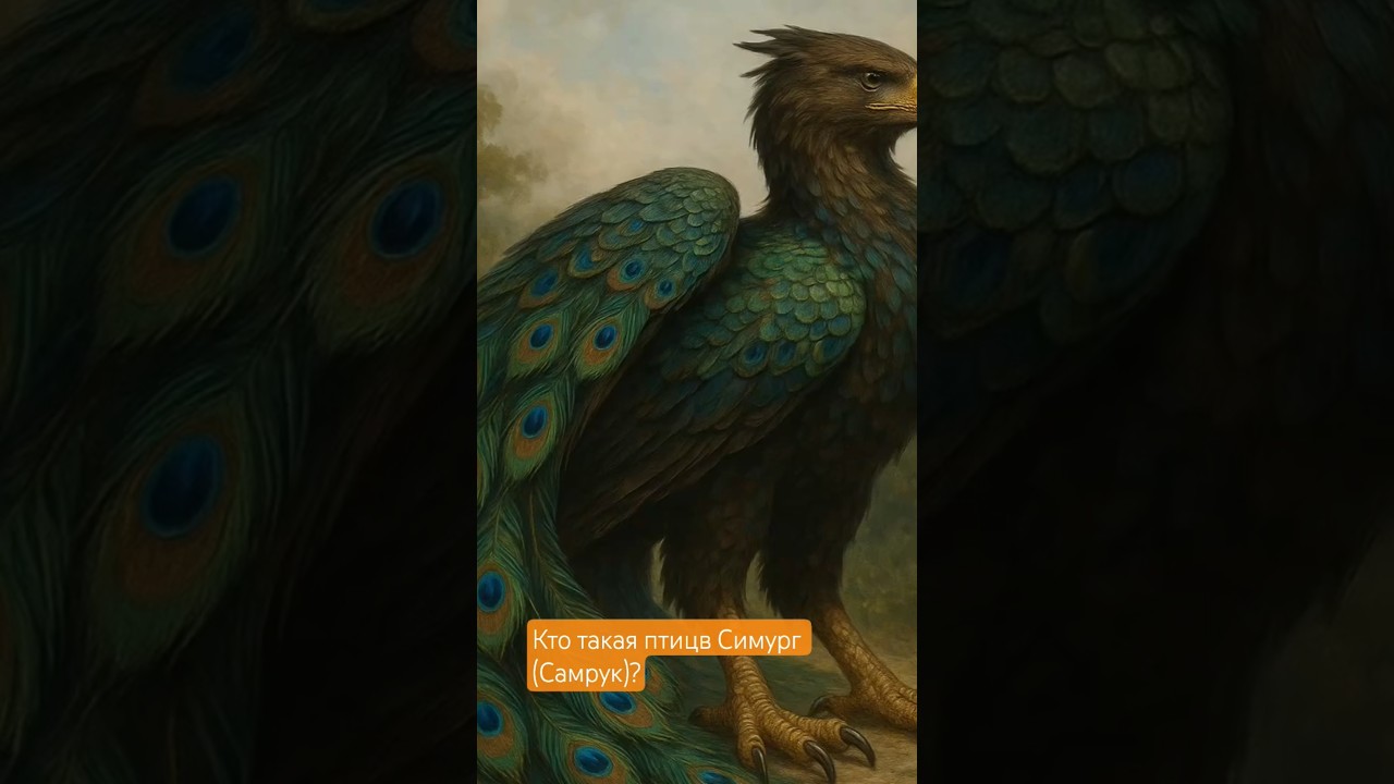 Вещая птица Симург Иранская, тюркская мифология #миф #тенгрианство #тюрки #мифология #эпос #история