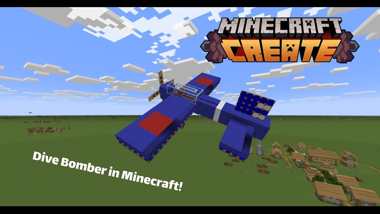 How to Make a Dive Bomber in Minecraft Create