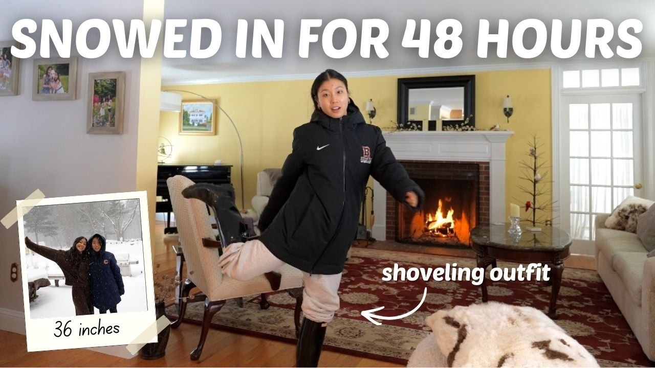 SNOWED IN FOR 48 HOURS?! - *biggest snowstorm in YEARS* - a classic New England Winter Family Vlog