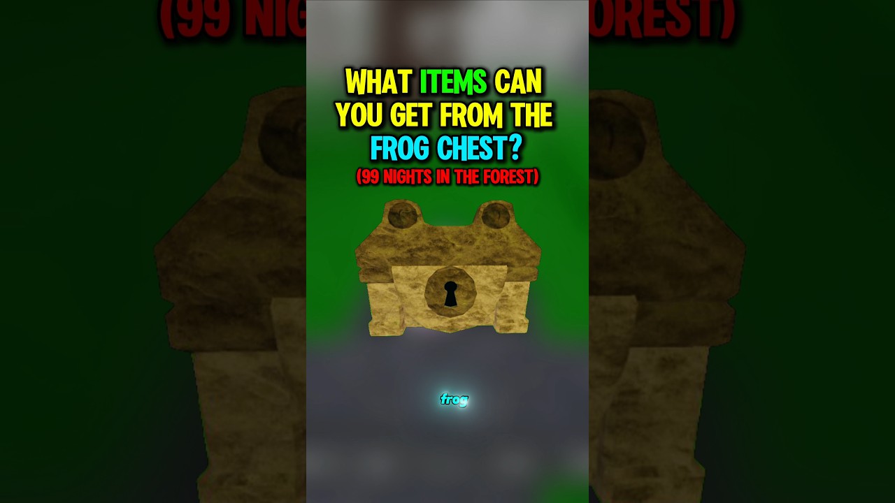What Can You Get From The FROG CHEST? | #roblox #freeschlep #shorts #99nightintheforest