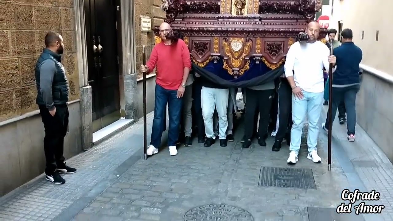 Traslado paso Nazareno del Amor a San Francisco, Cuaresma Cádiz 2023