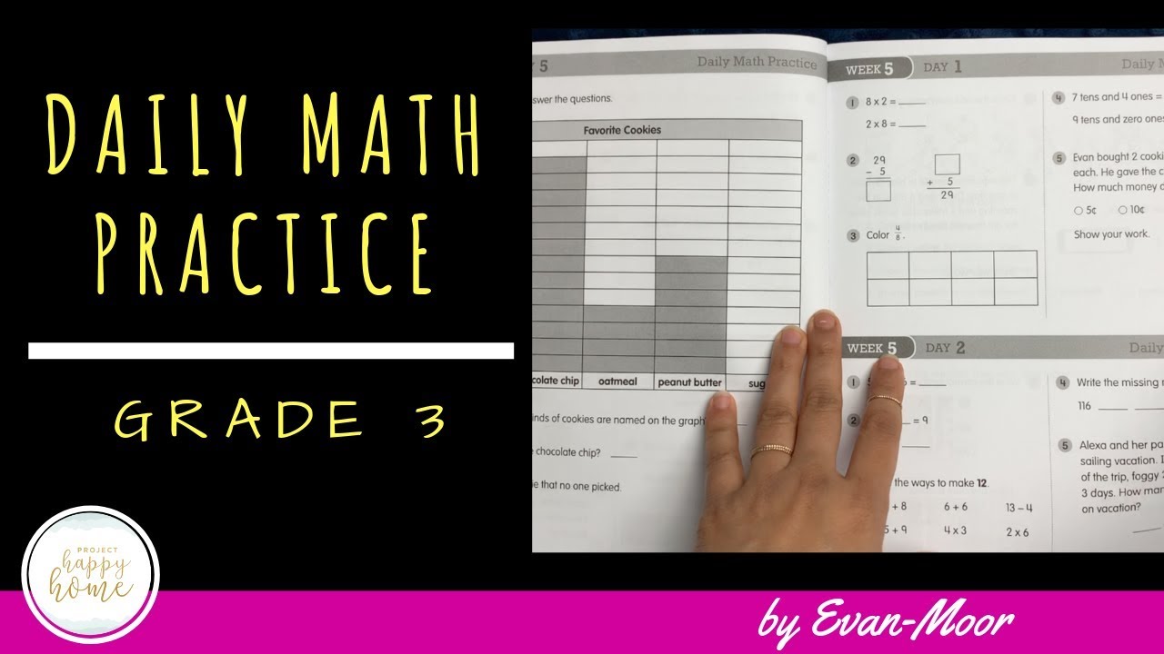 EVAN MOOR DAILY MATH PRACTICE GRADE 3 || Grade 3 Homeschool Math