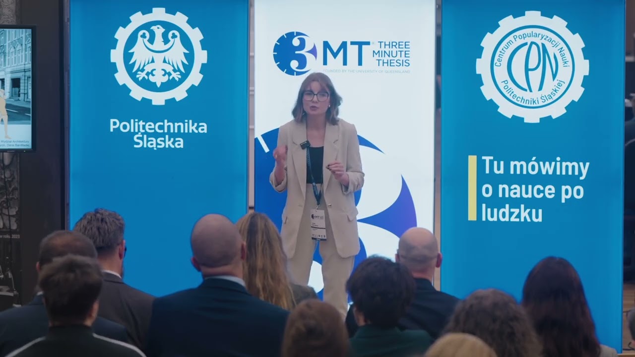 Daria Bal-Madej – laureatka 1. miejsca śląskiej edycji konkursu Three Minute Thesis® 2025