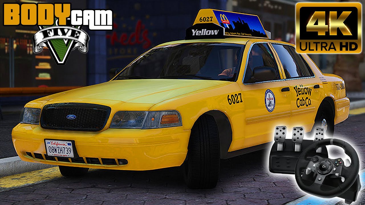 ⁴ᴷ⁶⁰ GTA 5 POV: Опыт таксиста от первого лица