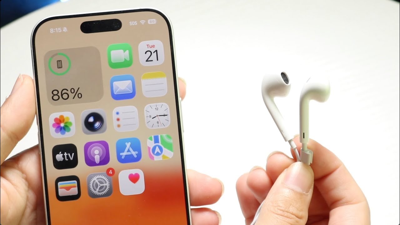 Как подключить проводные наушники к iPhone 17!