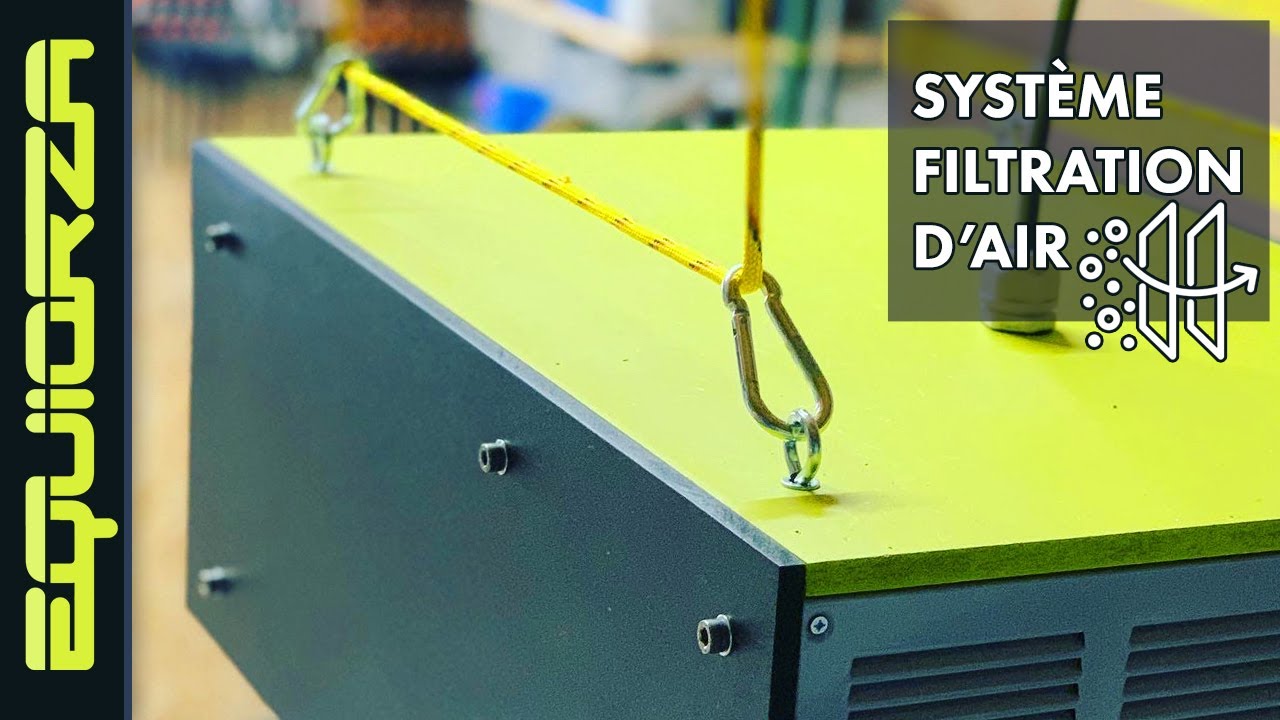 Système de filtration d'air pour l'atelier ♻️