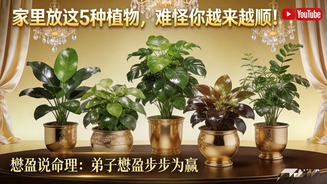 家里放这5种植物，难怪你越来越顺！＃植物＃热点＃热门＃春节＃植物风水＃家居风水＃易经＃开运＃禁忌