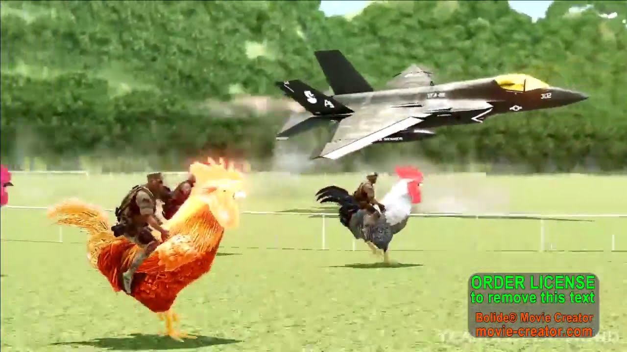 The Great Chicken Race 2 With William Tell Overture Music and Sound Effects