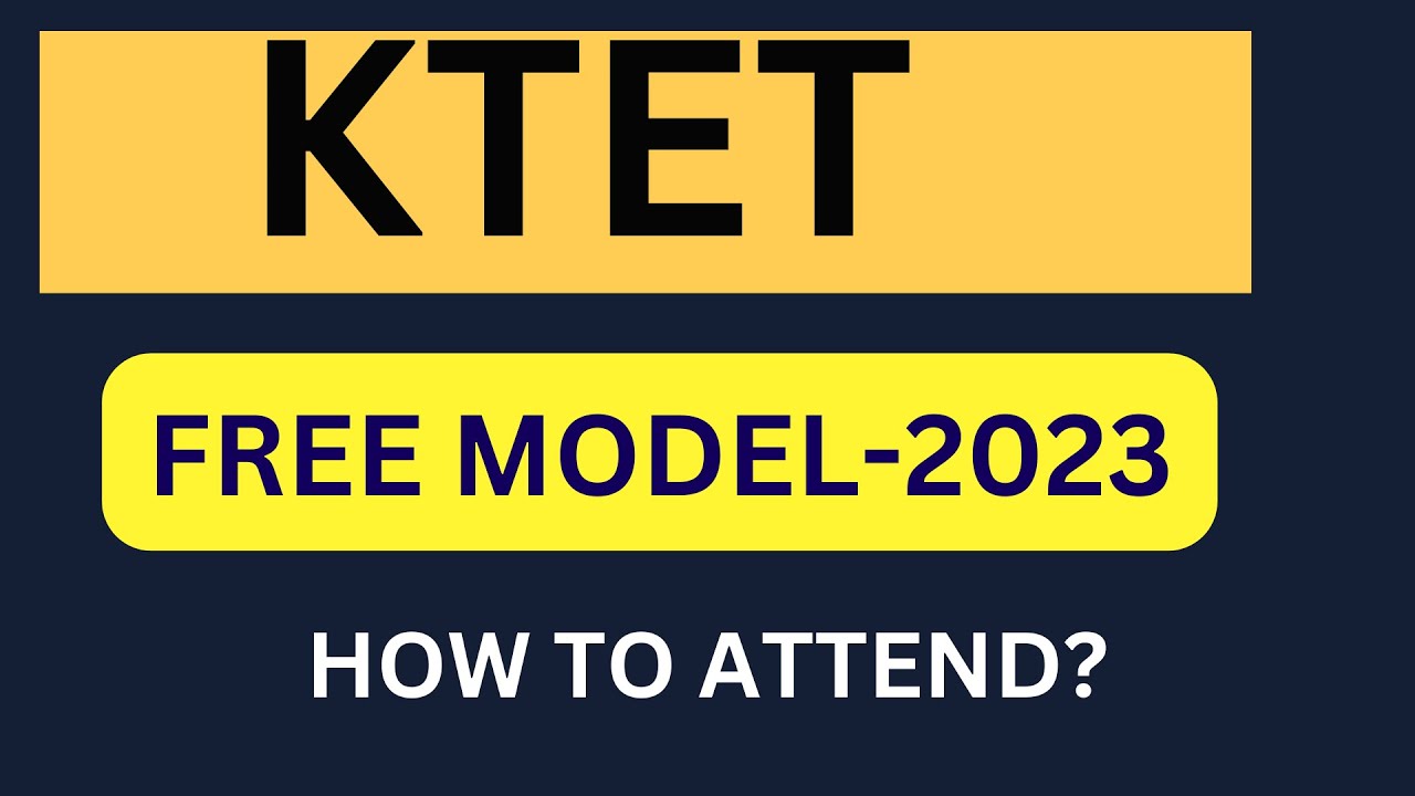 how to attend ktet free model exam conducted by toss academy?