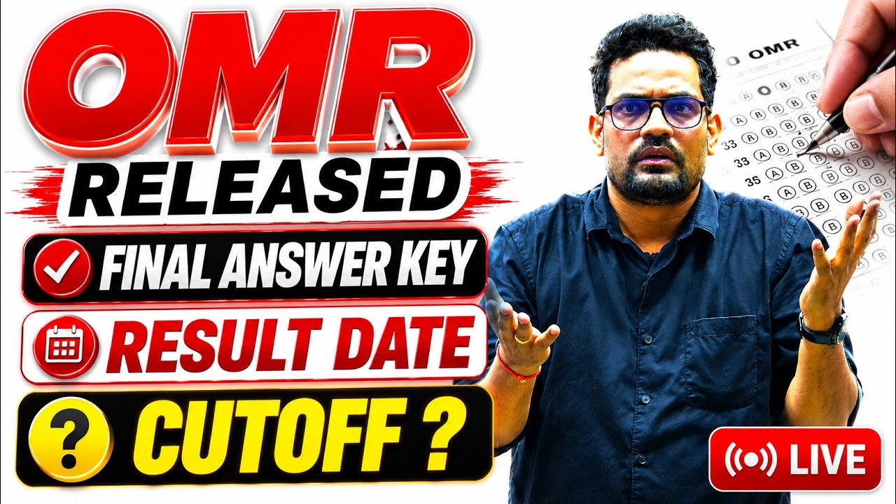 🔴 LIVE: OMR Released! Final Answer Key, Result Date & RE-NEET 2026 Cutoff Analysis