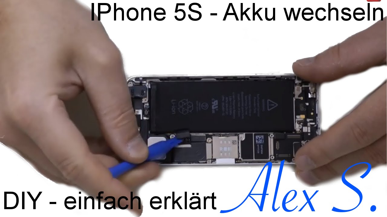 IPhone 5S Akku wechseln, austauschen, reparieren in 10 min auf Deutsch