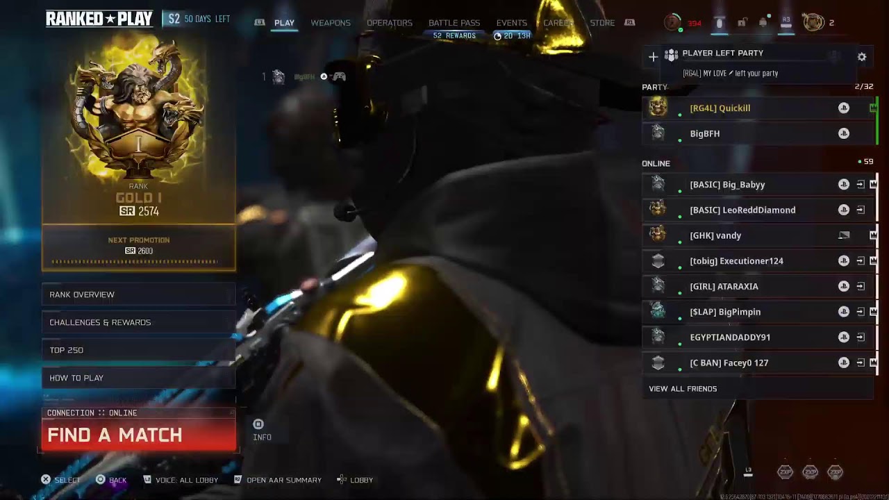 Błâçk ÓÞŞ 7 RÄÑK DÀÝ 5