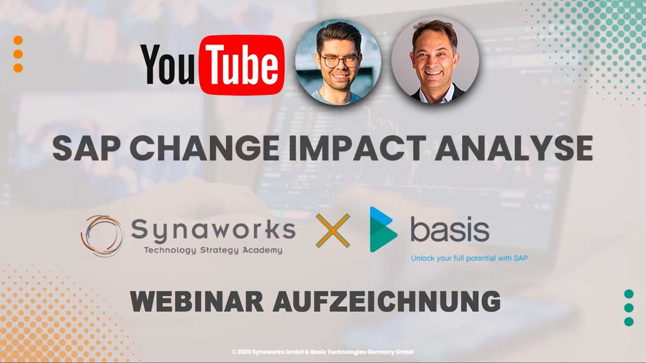 Webinar: SAP Change Impact Analyse & das 1x1 des Testens