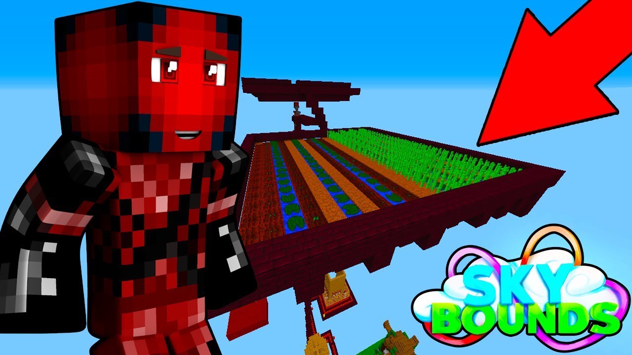 BUILDING A SUPER FARM!! Minecraft Skybounds S3 #10 Fusion (Skyblock Islands)
