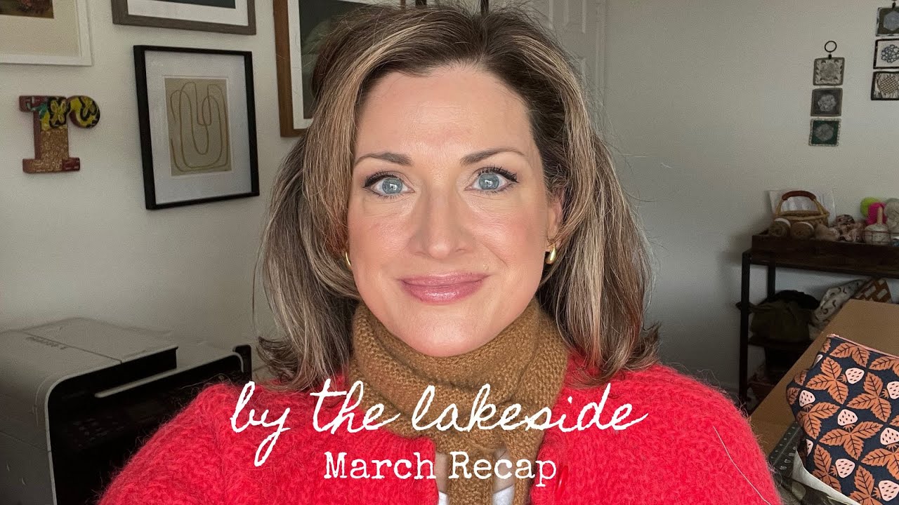 by the lakeside :: march recap :: knitting, reading and jewelry making