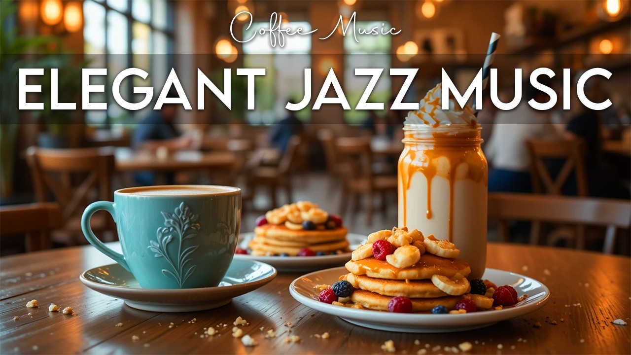 Elegant Jazz Music ☀️ Soft Morning Coffee Bossa Nova for Peaceful Work and Positive Energy