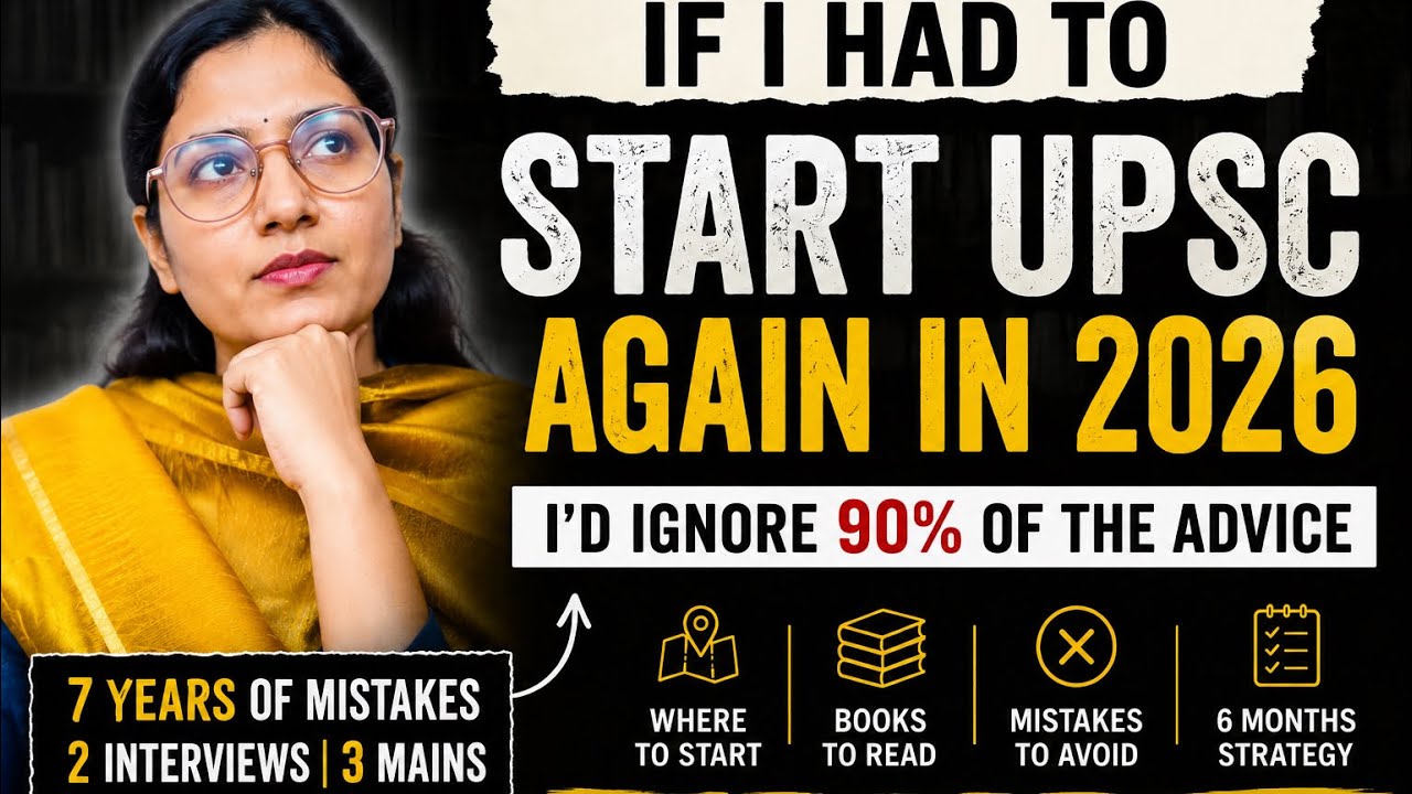 If I Had to Start UPSC Again in 2026, I&rsquo;d Ignore 90% of the Advice | Beginner&rsquo;s Roadmap