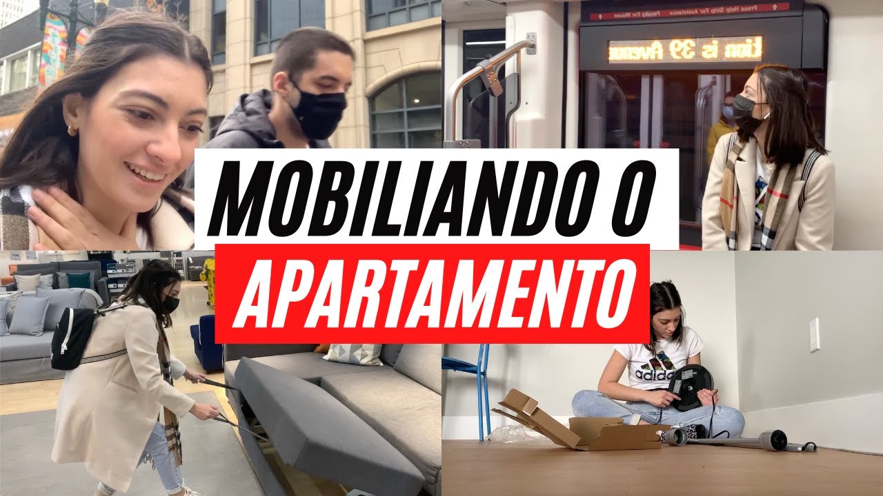 Vlog na IKEA mobiliando o apartamento no CANADA! Lista de compras, vida de imigrante