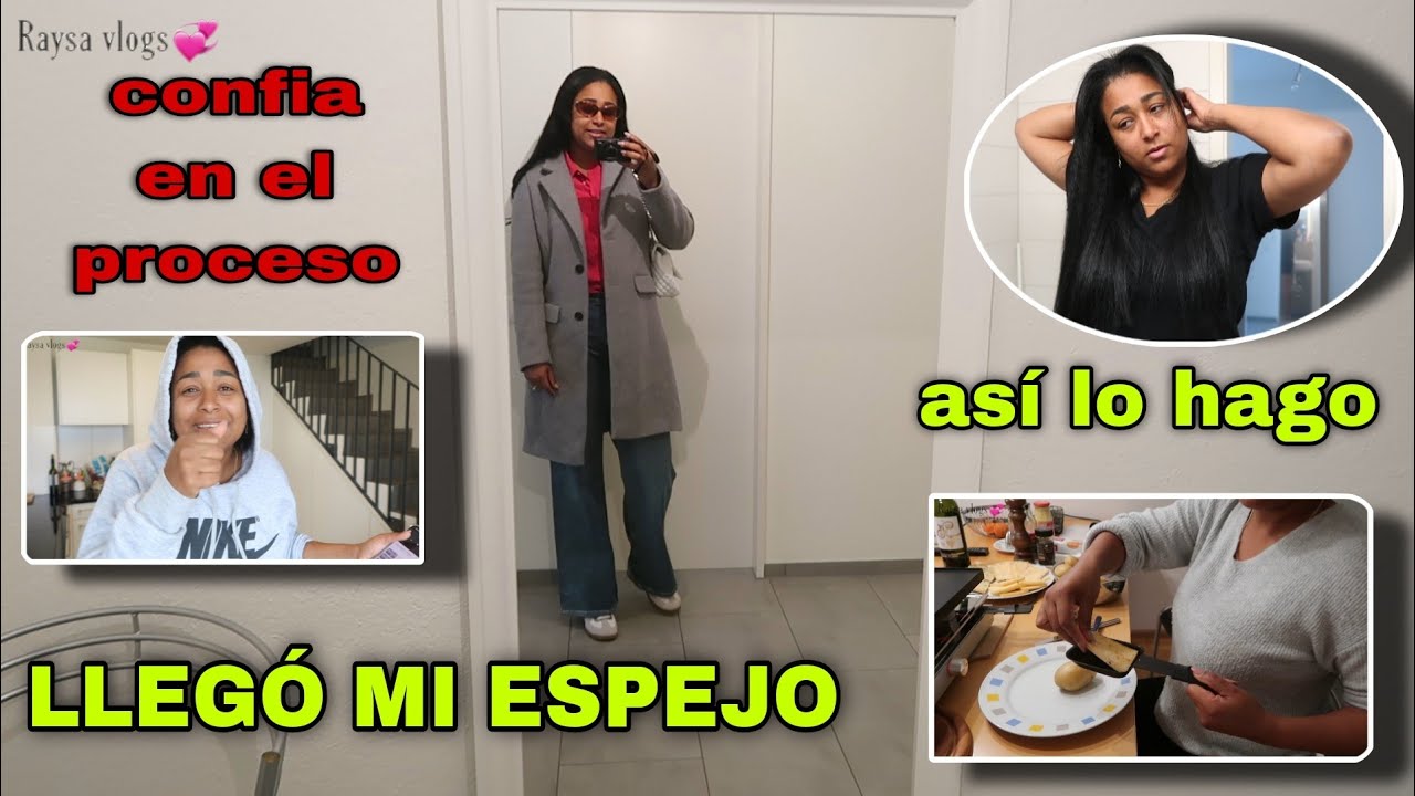 LLEO MI ESPEJO 🪞🥹 / UN POCO DE MI SEMANA/ COMIDA TIPICA SUIZA 🇨🇭 