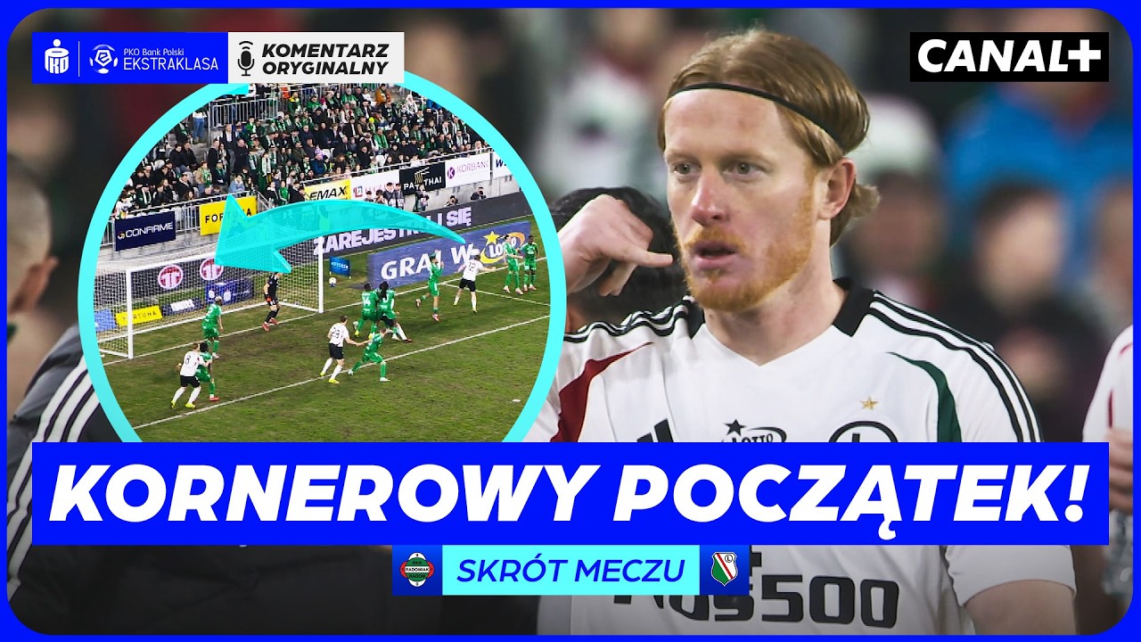 RZUTY ROŻNE W ROLI GŁÓWNEJ! LEGIA I RADOMIAK NICZYM ARSENAL! RADOMIAK - LEGIA, SKRÓT MECZU