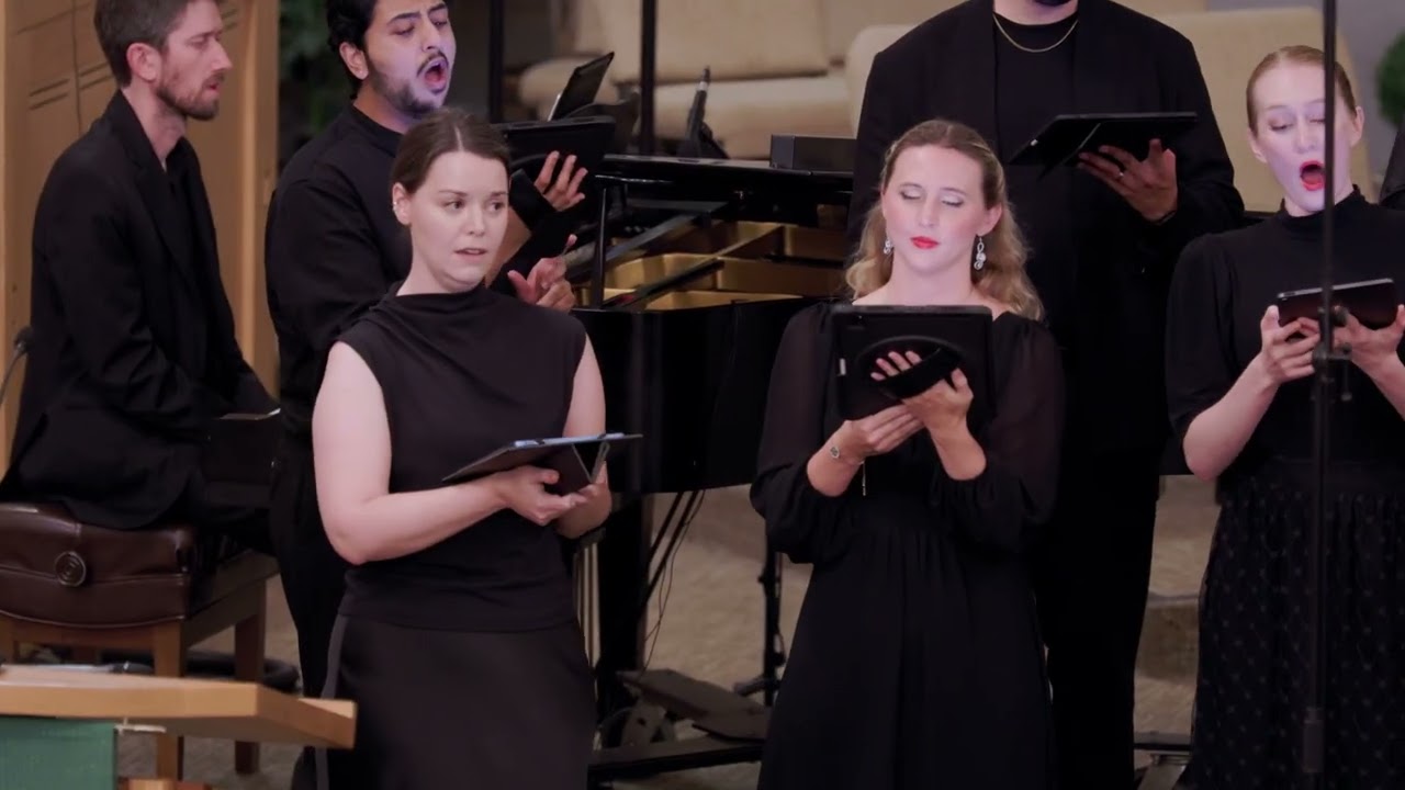 O Salutaris Hostia by Ēriks Ešenvalds featuring Ms. Tomasko and Ms. Lonsert.