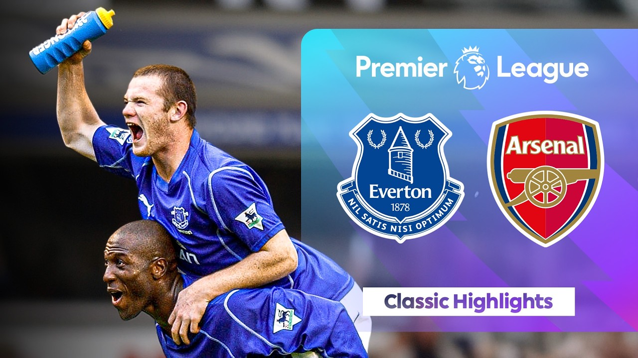 Wayne Rooney's First Statement | Everton v Arsenal | Classic Premier League Highlights