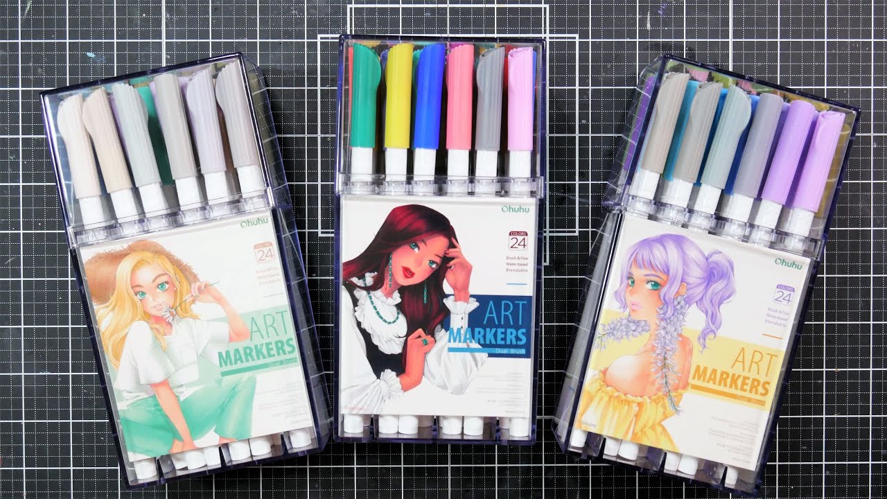 Tombow Dual Brush Alternative? NEW Ohuhu Nihau Waterbased Marker Review