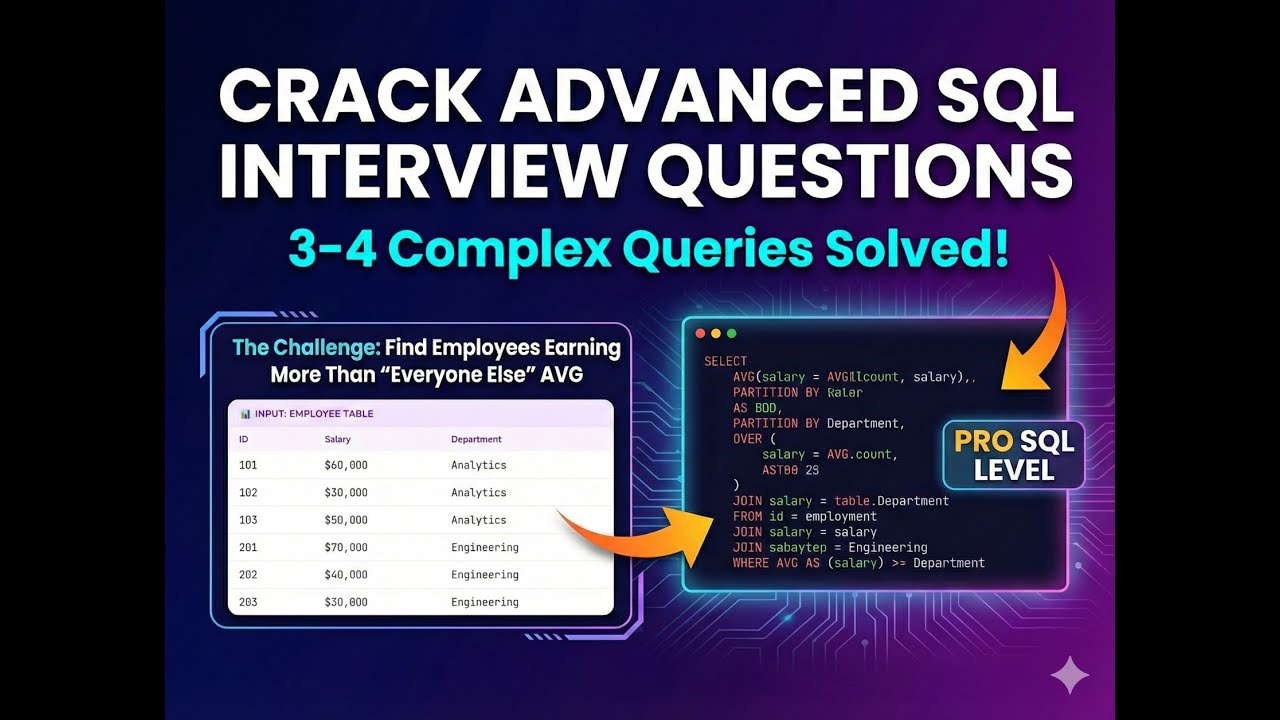Can You Solve This? Advanced SQL Interview Question (Salary Logic)