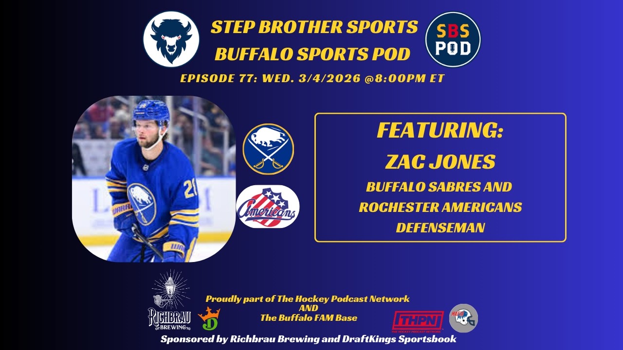 #Sabrehood and #LetsGoAmerks Defenseman Zac Jones joins the show