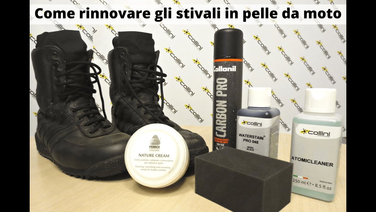 Come pulire e rinnovare gli stivali in pelle da moto