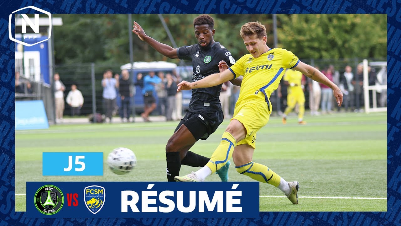 J5 I Paris 13 Atletico - FC Sochaux-Montb&eacute;liard (1-3) I National FFF 2025-2026