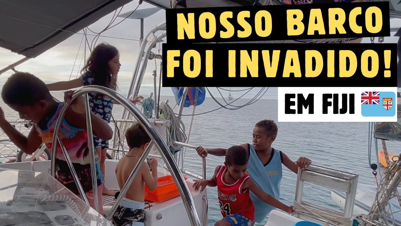 240 l FOMOS PEGOS DE SURPRESA na ancoragem!
