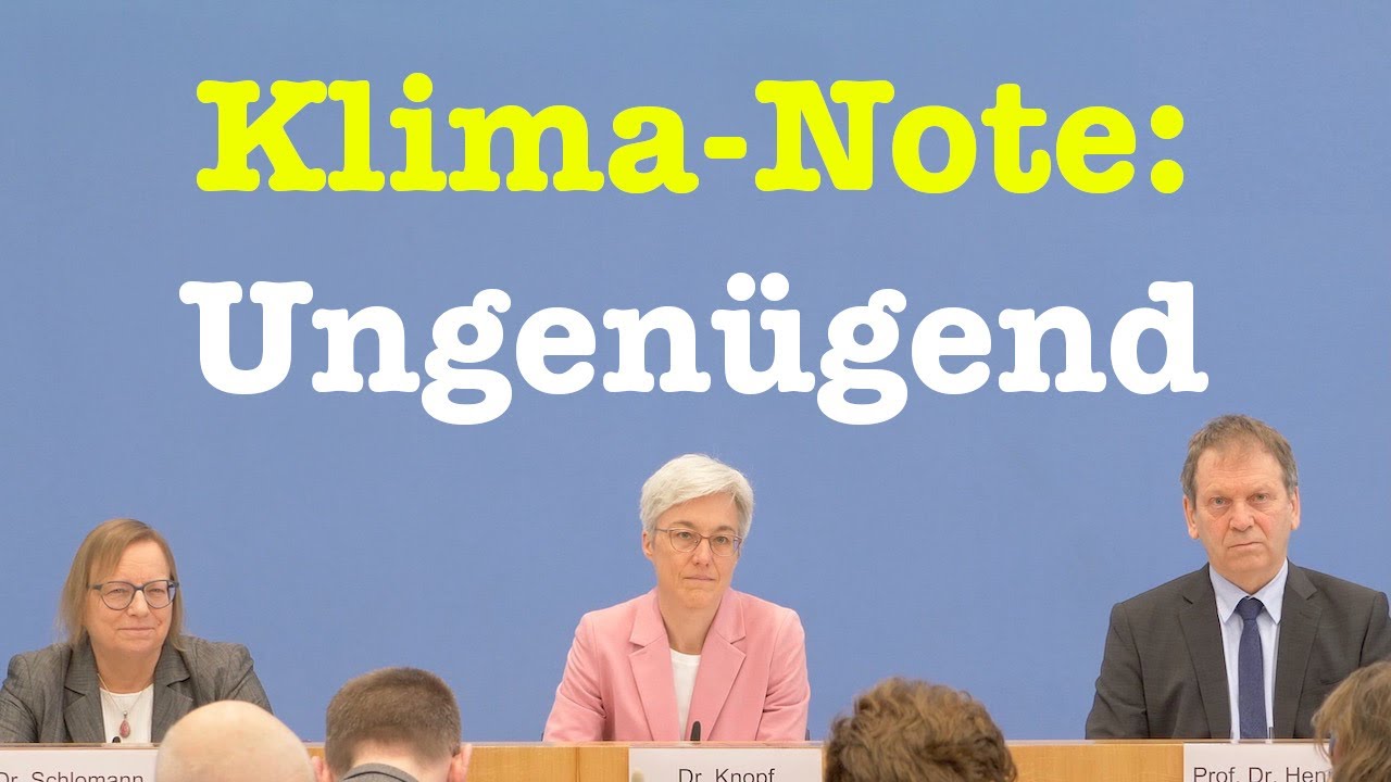 Expertenrat f&uuml;r Klimafragen &uuml;ber deutsche Treibhausgas-Emissionen 2022 | BPK 17. April 2023
