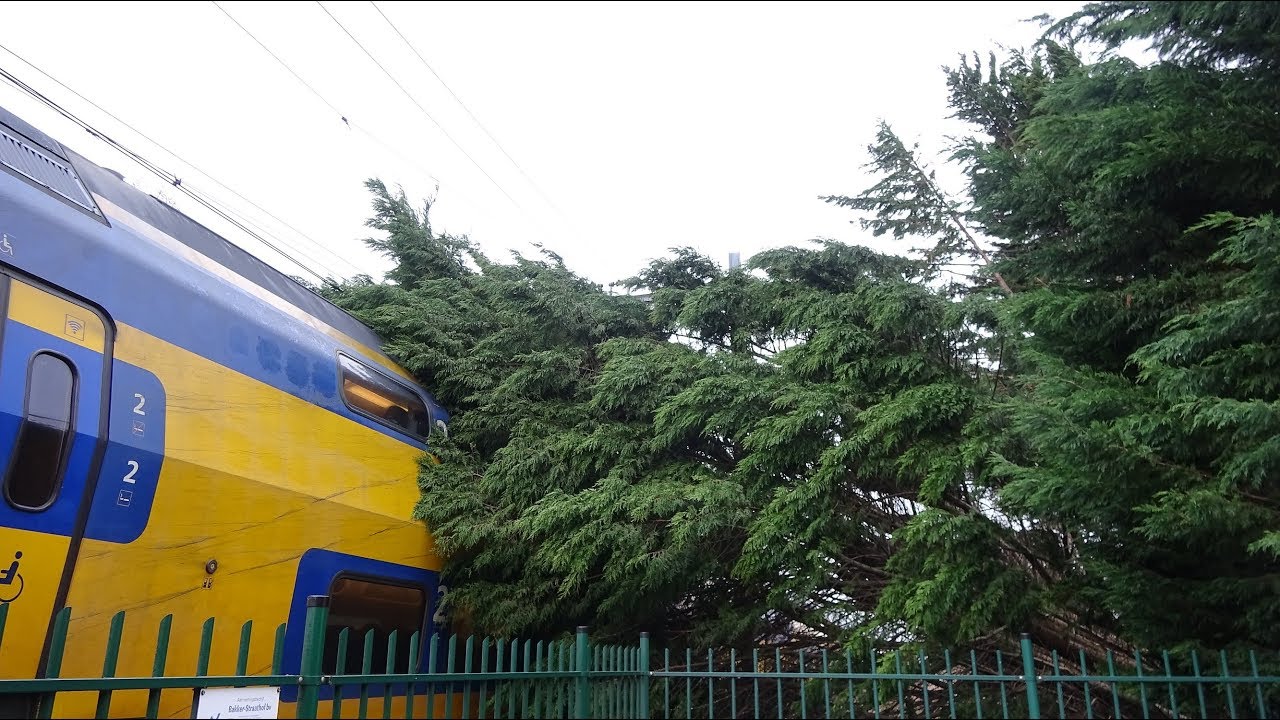 Trein gestrand in Heiloo