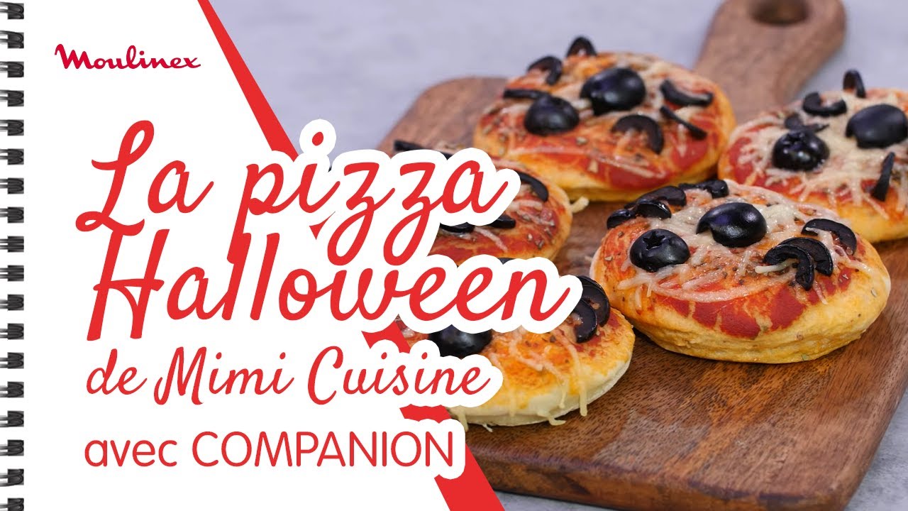La pizza Halloween de Mimi Cuisine avec COMPANION | Les recettes Moulinex