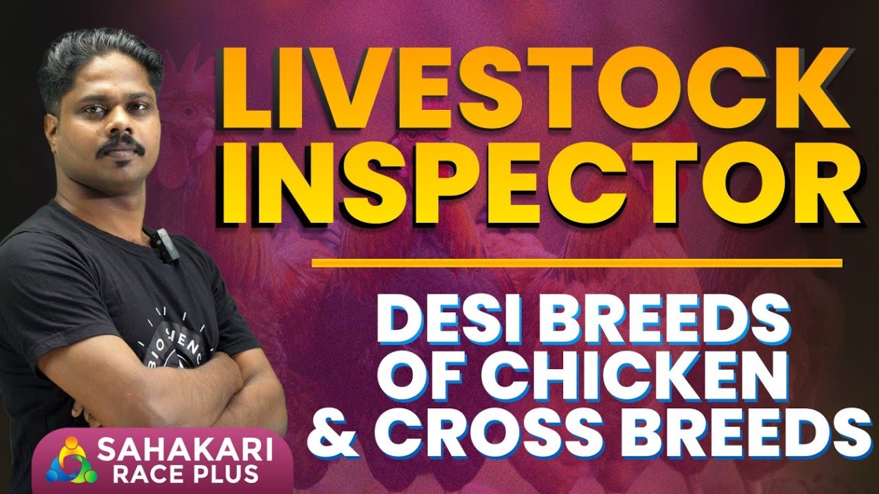 Desi Breeds of Chicken and Cross Breeds  || Livestock Inspector For admission contact 9497742944